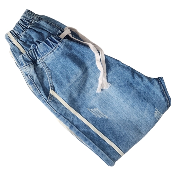 SHEIN Blue Boyfriend Jeans - Picture 4 of 10